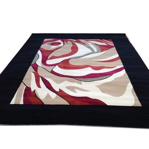 Multicolor Modern Heat Set Machine Made Carpet Size 8x6 Feet At Rs