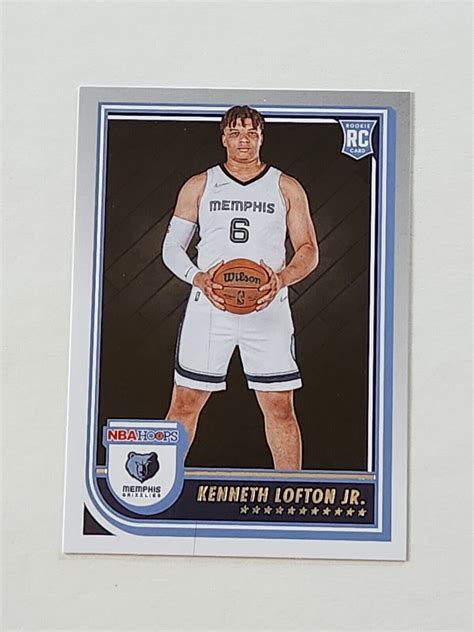 2022 23 Panini NBA Hoops Rookies 271 Kenneth Lofton Jr RC Memphis