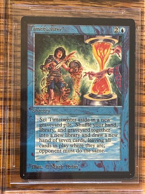 Timetwister Beta X Mtg Bgs Nm Mt Its A Beauty Rg