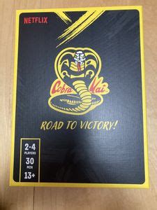 Cobra Kai Road To Victory Board Game Boardgamegeek