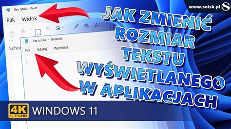 Jak Zmieni Rozmiar Tekstu Wy Wietlanego W Aplikacjach I W Systemie