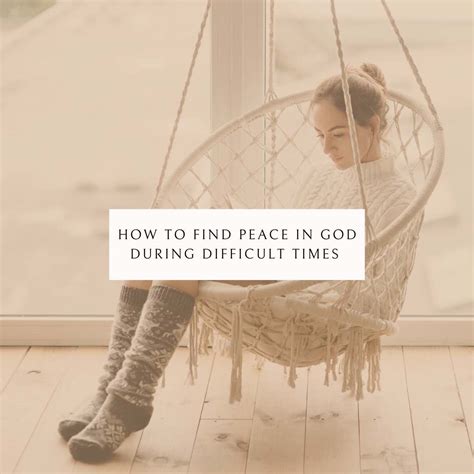 How To Find Peace In God During Difficult Times Gabbyabigaill