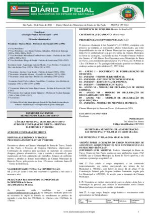 Publicação Diário Oficial Dos Municípios - Diário Oficial dos Municípios SIGPub - Sistema Gerenciador de ...