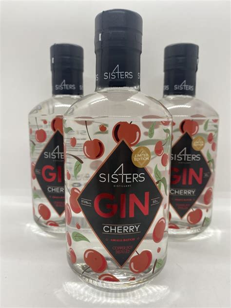 Sisters Gin Cherry Gin Small Batch Cl Carringtons Fine Wines