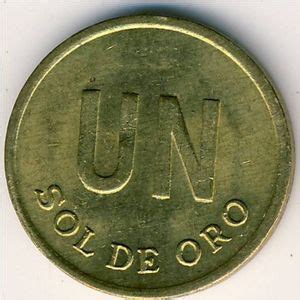 Coin Sol Un Peru Republic Circulation New Design