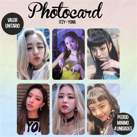 Photocards Kpop Itzy Yuna Fanmade Shopee Brasil