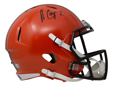 Amari Cooper Signed Browns Full Size Speed Helmet Beckett Pristine