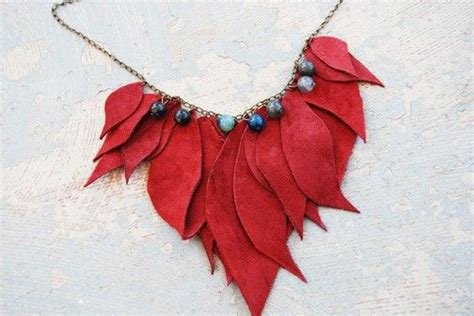 Fabric necklace designs