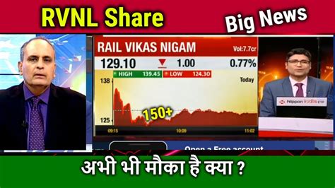 RVNL Hold Or Sell RVNL Share News RVNL And Irfc Share Latest News Rvnl