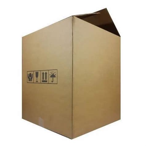 7 Ply Plain Corrugated Packaging Box Box Capacity 11 20 Kg At Rs 35