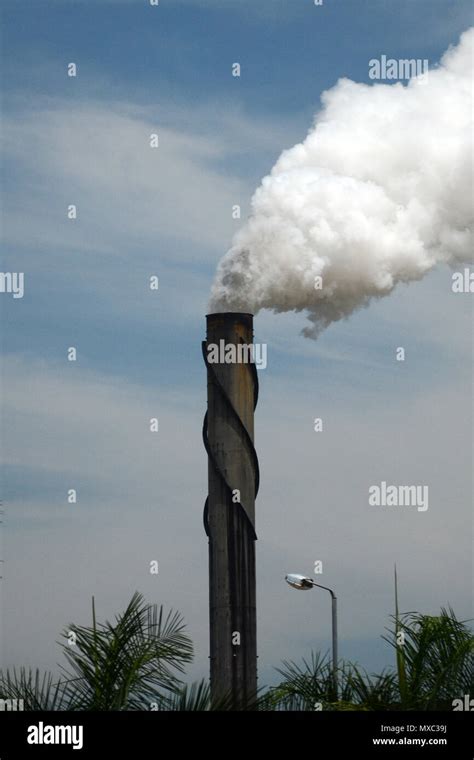 Toxic Chemicals Into The Atmosphere Stock Photo Alamy