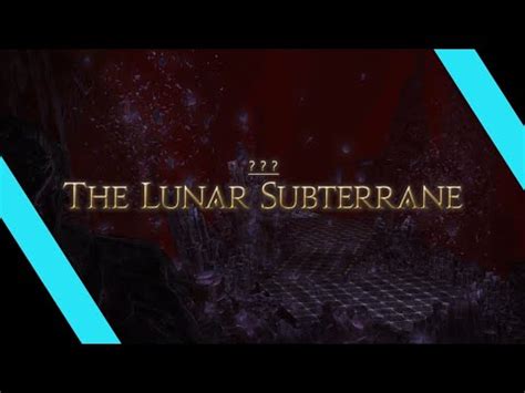 FFXIV First Time Dungeon Adventures The Lunar Subterrane YouTube