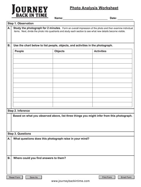 Photography Lesson Plans And Worksheets Lesson Planet Worksheets Library