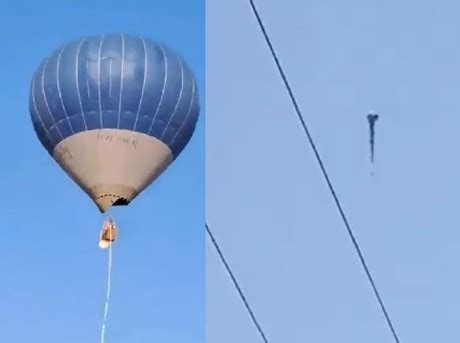 Tragedia en Teotihuacán Se incendia globo aerostático hay 2 muertos