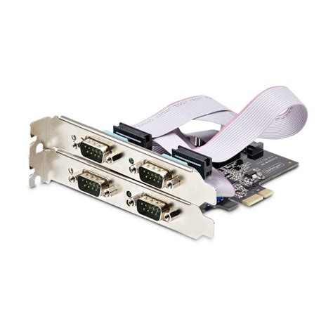 Startech Tarjeta Serie Pci Express De Puertos Db Serial Rs