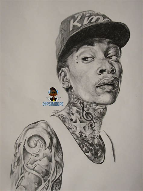 Dibujos De Wiz Khalifa Wiz Khalifa Drawing By Alonzohdz On Deviantart