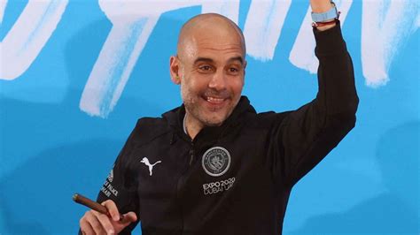 V Deo Guardiola Desatado En La Celebraci N Con El City De La Premier