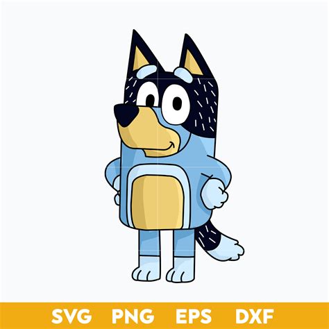 Bluey Bandit Svg Bluey Svg Cartoon Svg Png Dxf Eps Digital Inspire