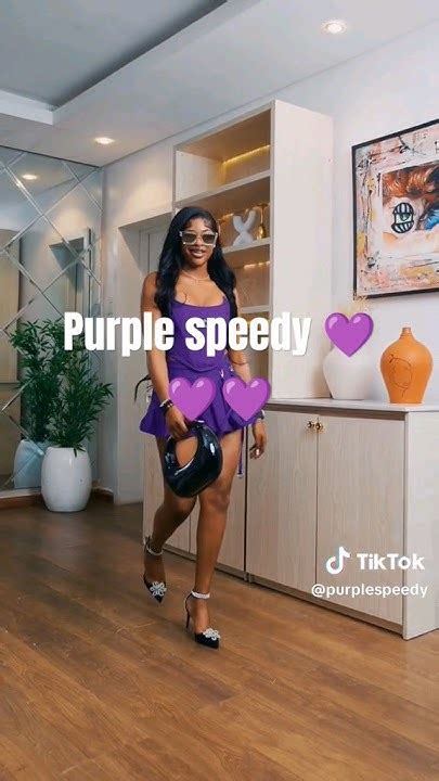 Purple Speedy 💜 Tiktok Dance Challenge Tiktok Reels Celebritynews