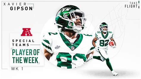 Jets Xavier Gipson Named AFC Special Teams Player Of The Week