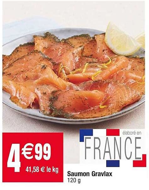 Promo Saumon Gravlax Chez Cora ICatalogue Fr