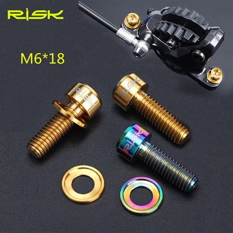 Risk Sets M X Mm Titanium Alloy Mtb Road Bicycle Disc Brake Fixed