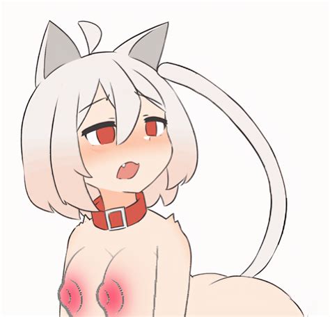 Rule 34 Blush Cat Ears Cat Tail Catgirl Daebom Edit Feline M18 Hellcat Naked Nude War Thunder