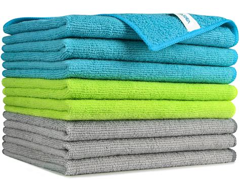 Aidea Microfibre Cleaning Cloths Pack Of 8 Multifunctional Reusable