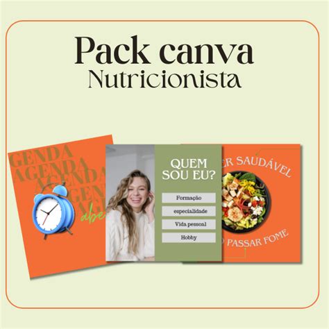 Pack Canva Nutricionista Inaya De Sousa Almeida Hotmart