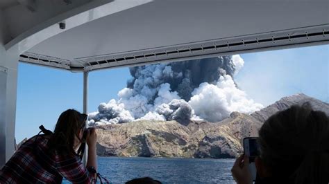 Drone Photos Show Bodies After Eruption On New Zealands White Island