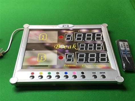 Snooker scoreboards: Three modern options | Snooker Spot