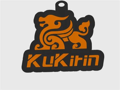 KUKIRIN LOGO keychain by koziol3DMakerWorld: Download Free 3D Models