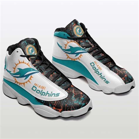 Nfl Miami Dolphins Limited Edition Mens And Womens Air Jordan 13