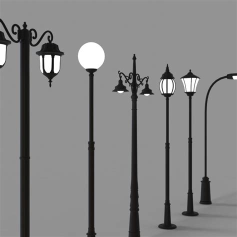 3d Printable Lamp Posts By Renan Zion