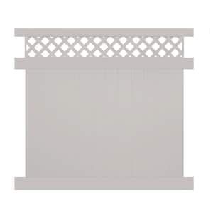 Have A Question About Veranda Pro Series 6 Ft H X 8 Ft W White Tan