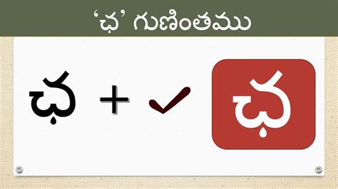 Cha Gunintham How To Write Telugu Guninthalu Telugu