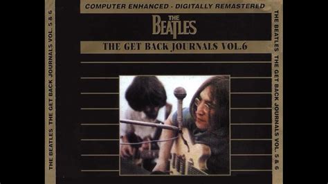 The Beatles Get Back Journals Volume 6 Bootleg Youtube