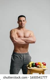 Sexy Vegan Guy Naked Torso Posing Stock Photo Shutterstock