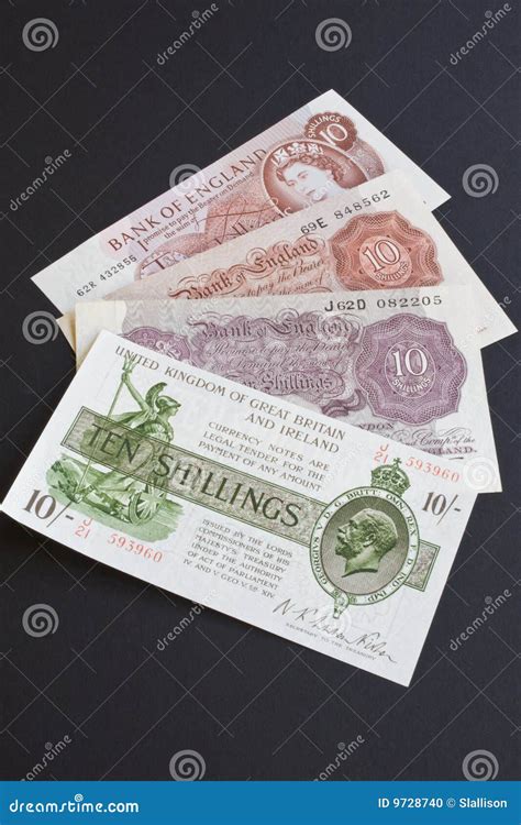 Ten Shilling History stock photo. Image of banknote, economics - 9728740