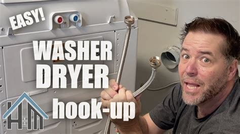 The Washer Dryer Hook Up How To Install Connect Washing Machine And