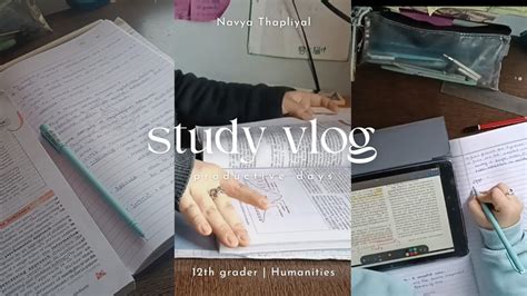 Study Vlog Waking Up At Productive Study Vlog Th Grader