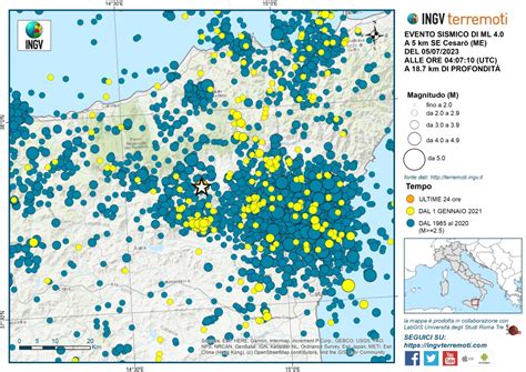 Paura In Sicilia Forte Terremoto Avvertito A Catania Epicentro Nel