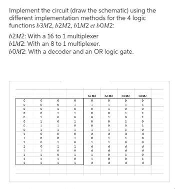 Answered Implement The Circuit Draw The Bartleby