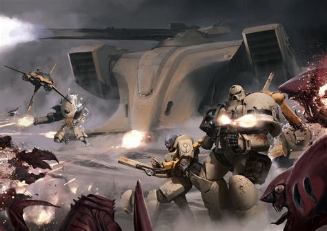 Warhammer 40k Tau Wallpaper Wallpapersafari