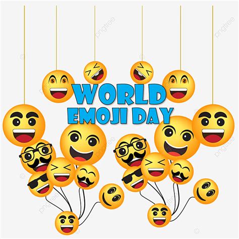 Diseño De Vector De Día Emoji Mundo PNG Día Mundial De Emoji Emoji