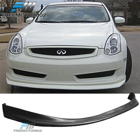 Fits Infiniti G Front Bumper Lip Spoiler Bodykit Nis Style Pu