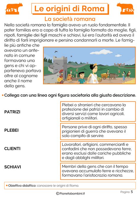 Le Origini Di Roma Schede Didattiche Per La Scuola Primaria Artofit