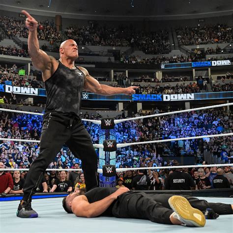 Dwayne The Rock Johnson And Austin Theory Friday Night Smackdown