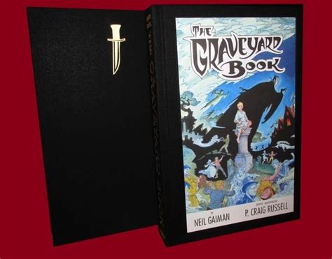 The Graveyard Book By Neil Gaiman And R C Campbell Is On Display At The