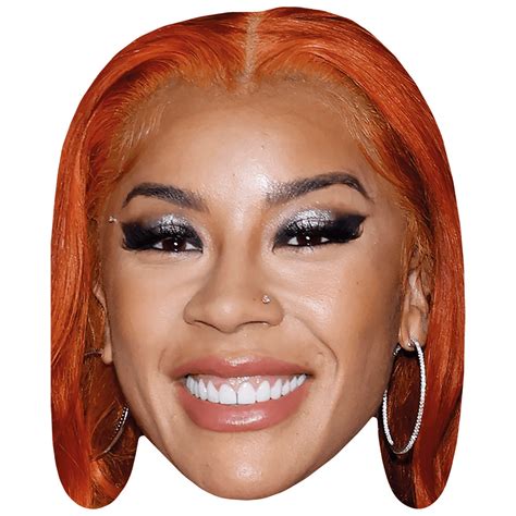 Keyshia Cole Smile Maske Aus Karton Celebrity Cutouts